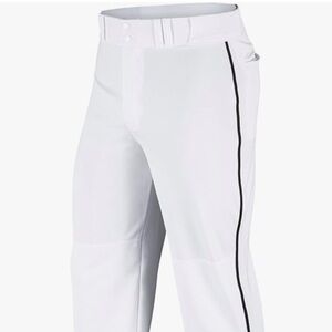 Champro Loose Fit Open Bottom Baseball Pant White Black Piping Men’s Medium NWT